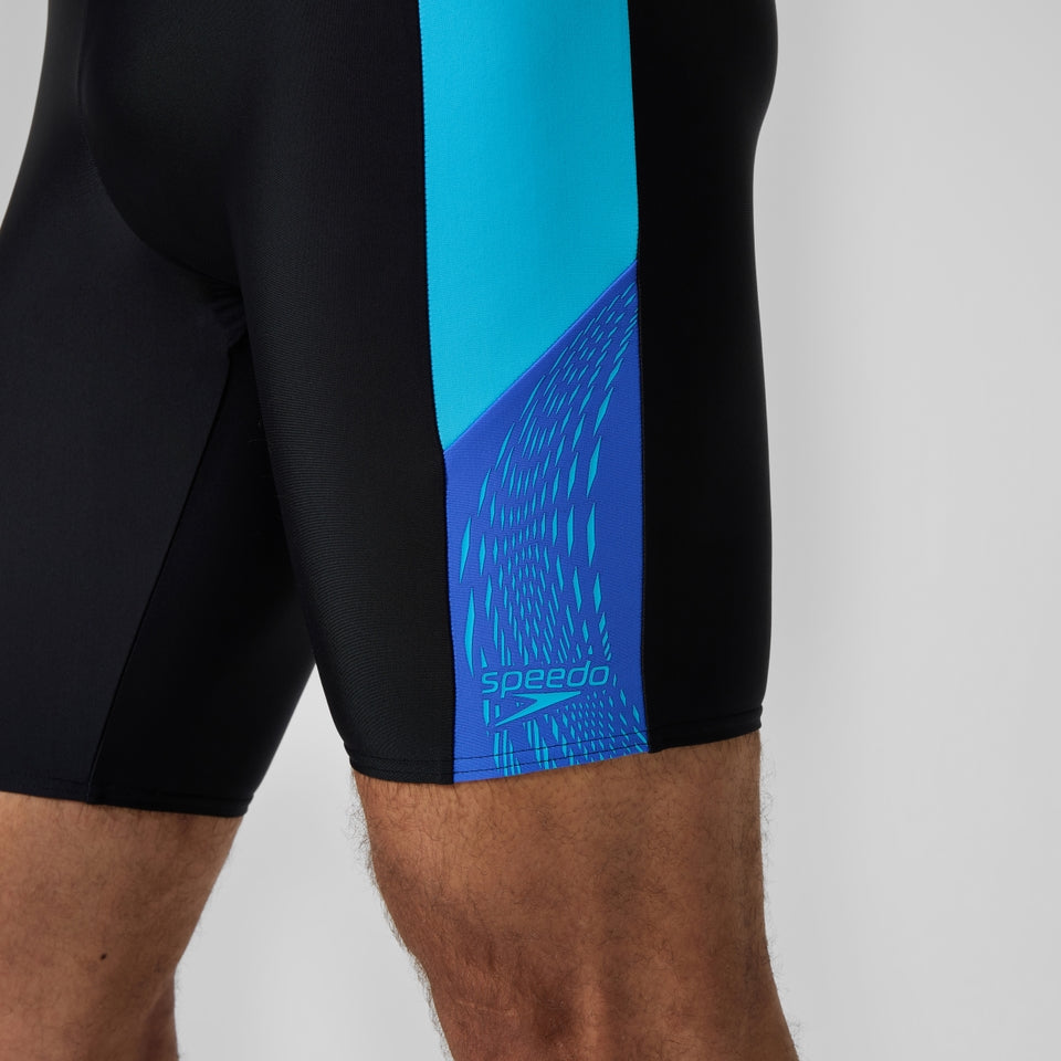 Speedo Dive Jammer Black/Blue 男士及膝泳褲