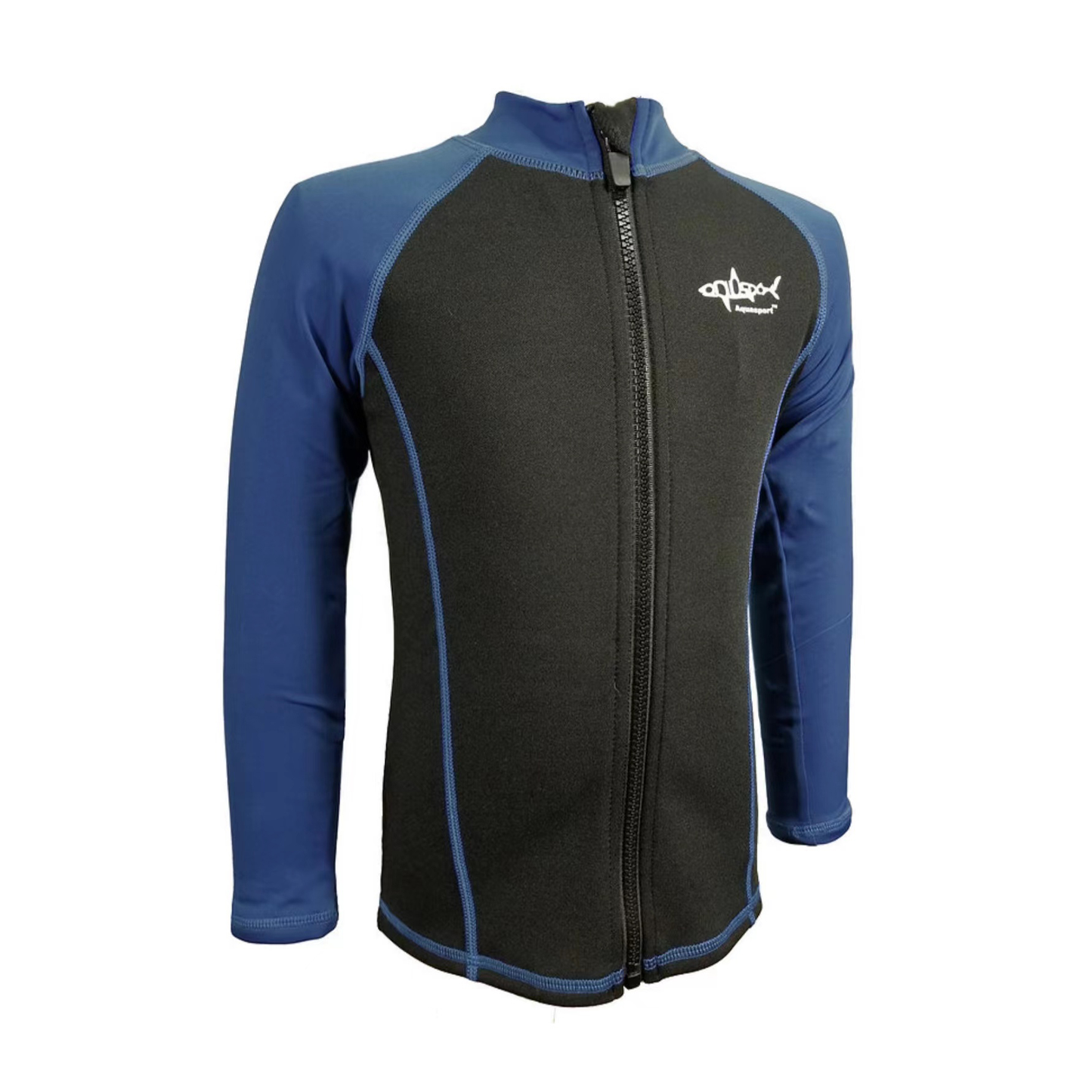 Aquasport 1mm Thermal Top Fleece 兒童前拉鍊抓毛底保暖上衣