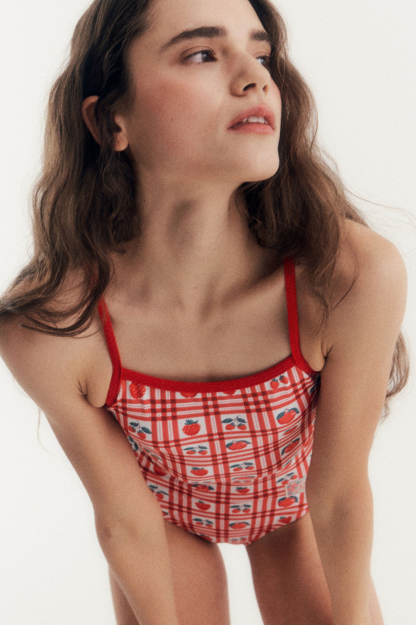 Loop Loop Strawberry Table One Piece Swimsuit 女士連體泳衣