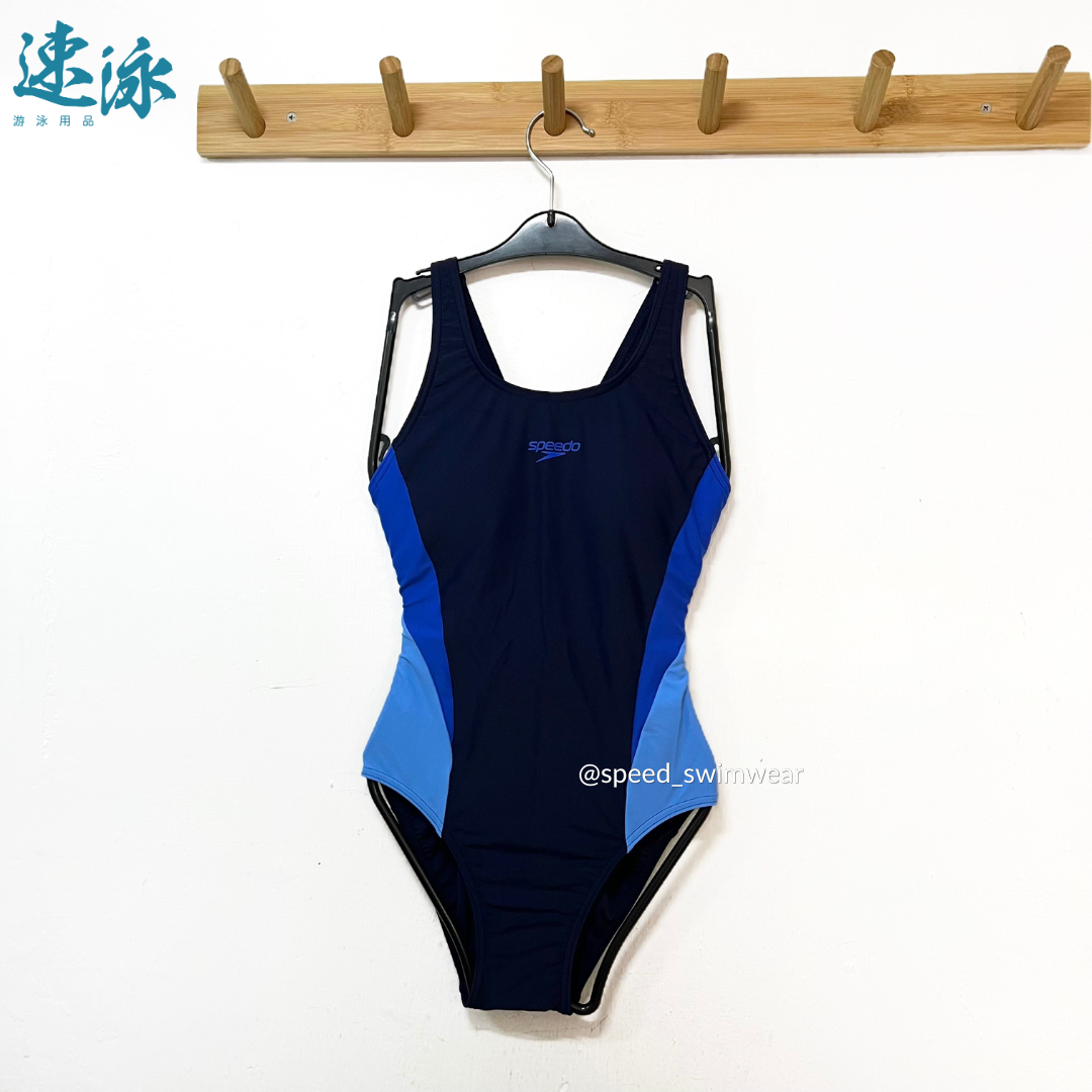 Speedo Colourblock 2.0 Swimsuit Black/Pink Women's One-Piece Swimsuit