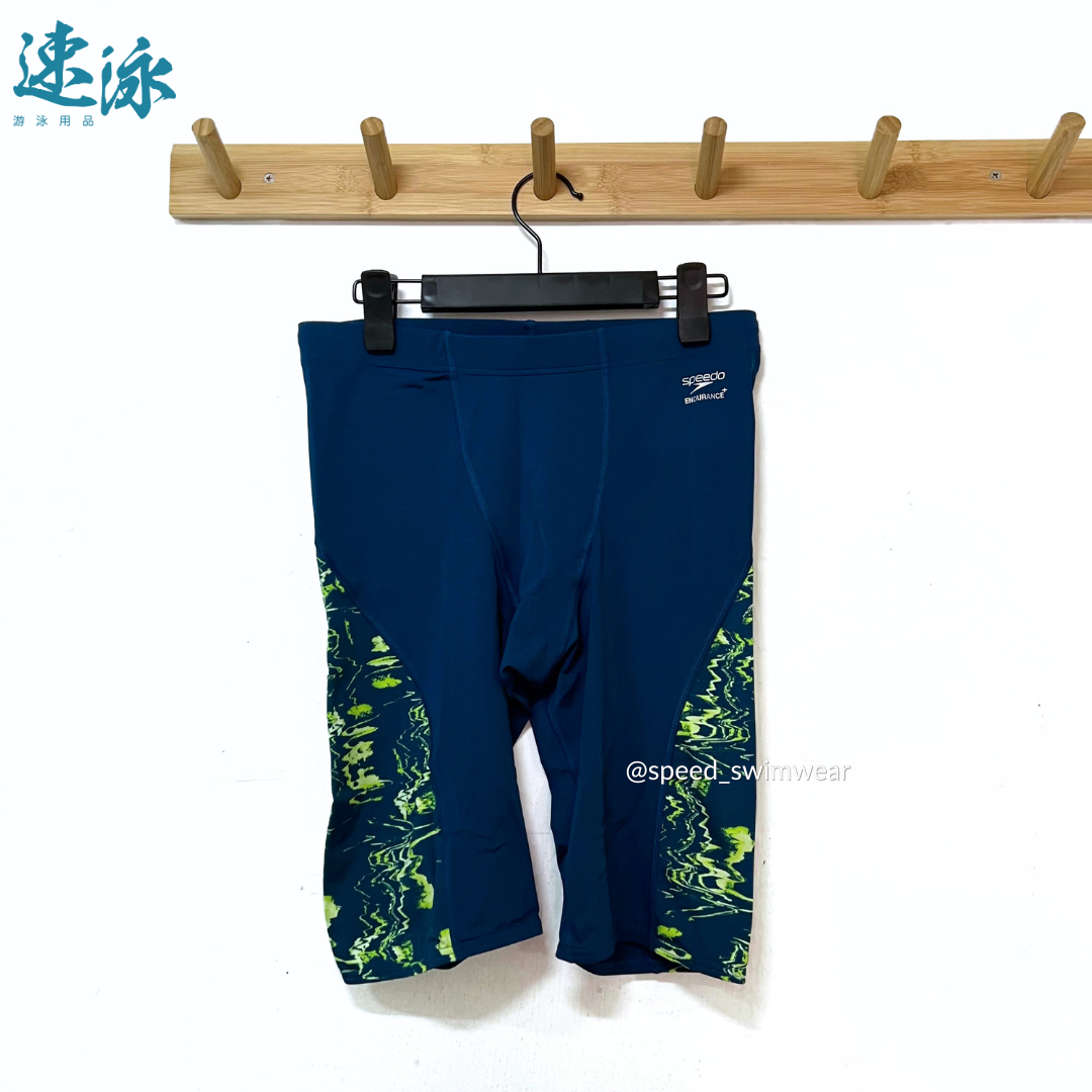 Speedo Spliced Printed Jammer  男士及膝泳褲