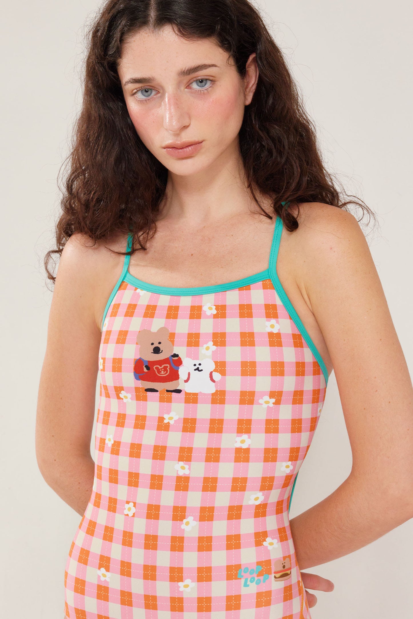 Loop Loop with Dinotaeng QUOKKA in School One Piece Swimsuit 女士連體泳衣