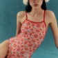 Loop Loop Strawberry Table One Piece Swimsuit 女士連體泳衣