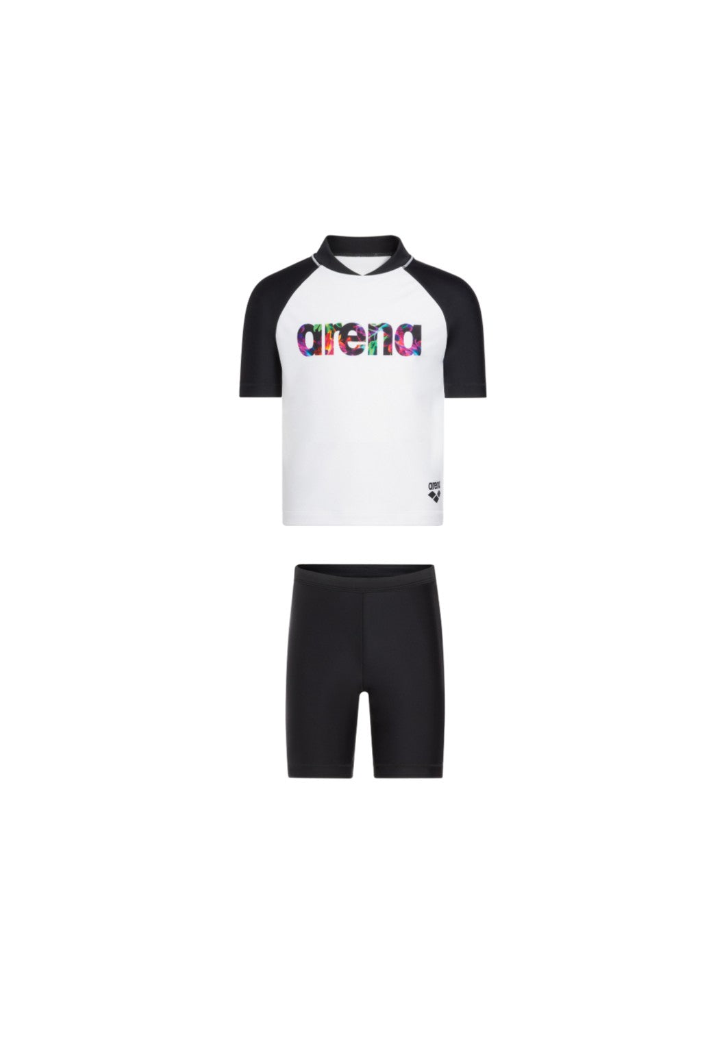 Arena Kids Blossom Logo Print Short Sleeves Sun Protection Set 兒童防曬衫及套裝