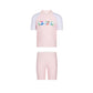Arena Kids Blossom Logo Print Short Sleeves Sun Protection Set 兒童防曬衫及套裝