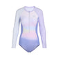 Ladies Summer Vista Long Sleeves V Leg Swimsuit 女士連體泳衣