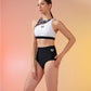 Arena Blossom Bra Top With High Waist Brief 女士分體泳衣