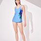 Arena Blossom Bra Top Set With Vest Cover Up 女士分體泳衣
