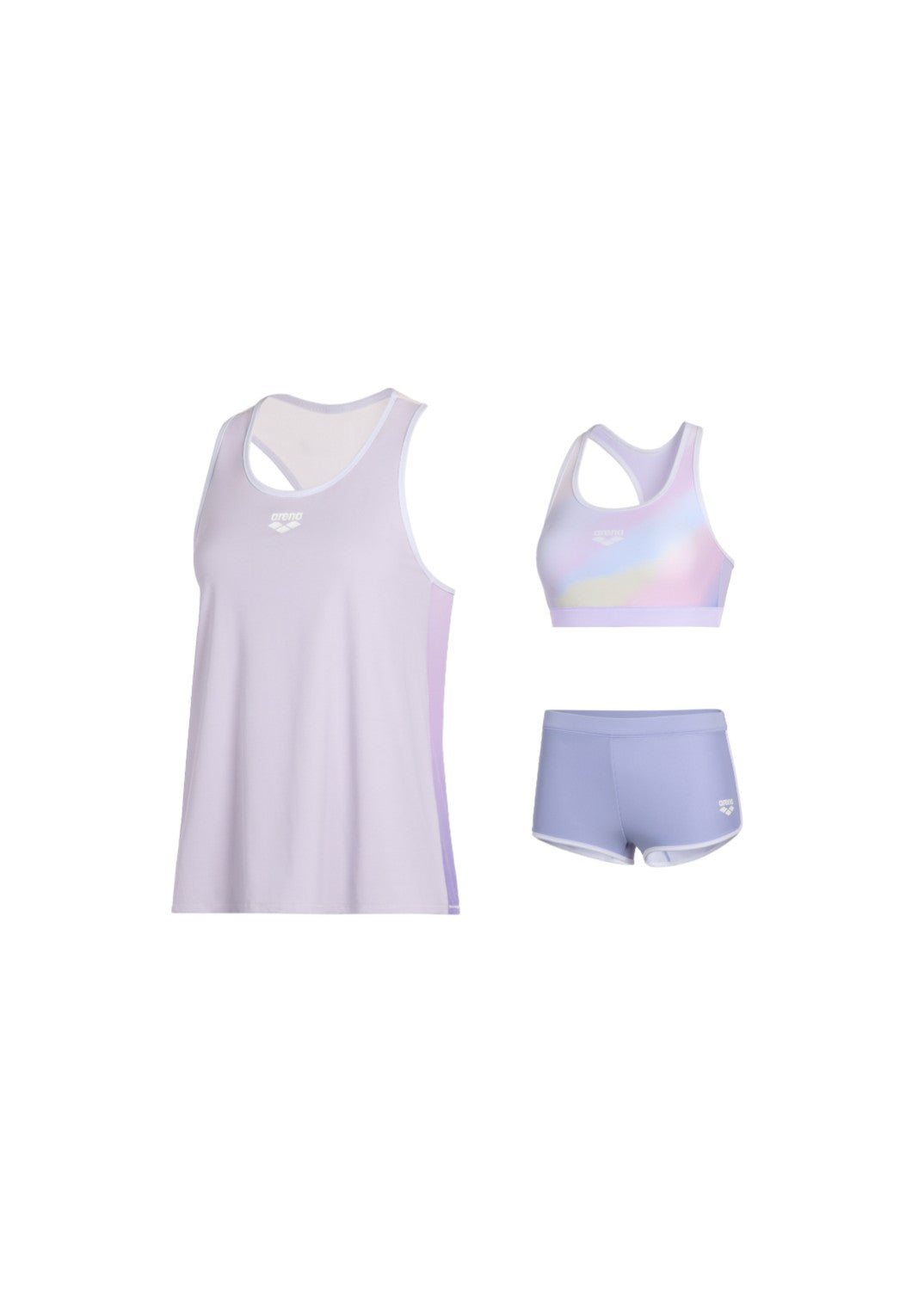 Arena Summer Vista  Bra Top Set With Vest Cover Up 女士分體泳衣