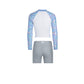 Arena Blossom Long Sleeves Zip Up Sun Top With Jammer 女士分體泳衣