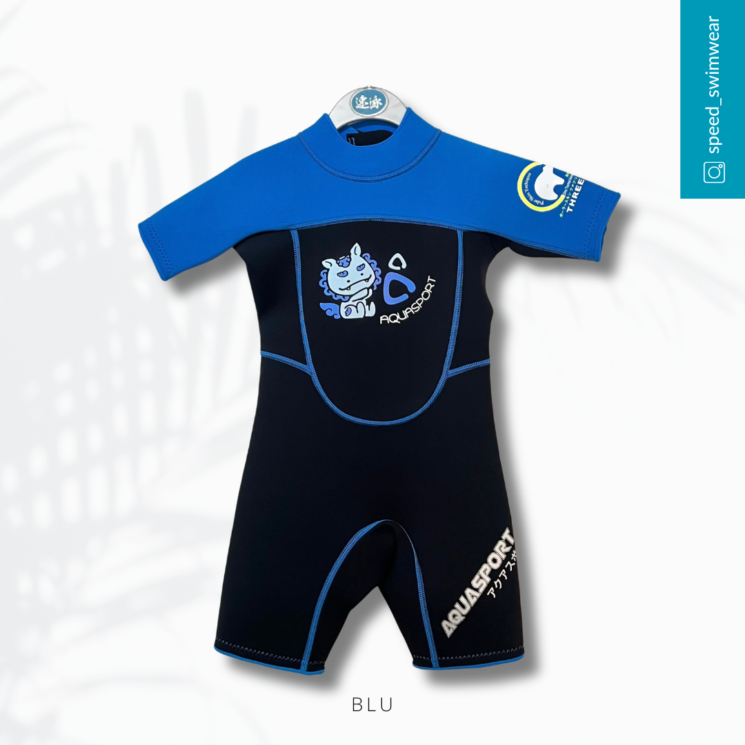 Aquasport 3mm SCR Polar Skin Thermal Suit - BLU 兒童鯨脂橡膠保暖衣