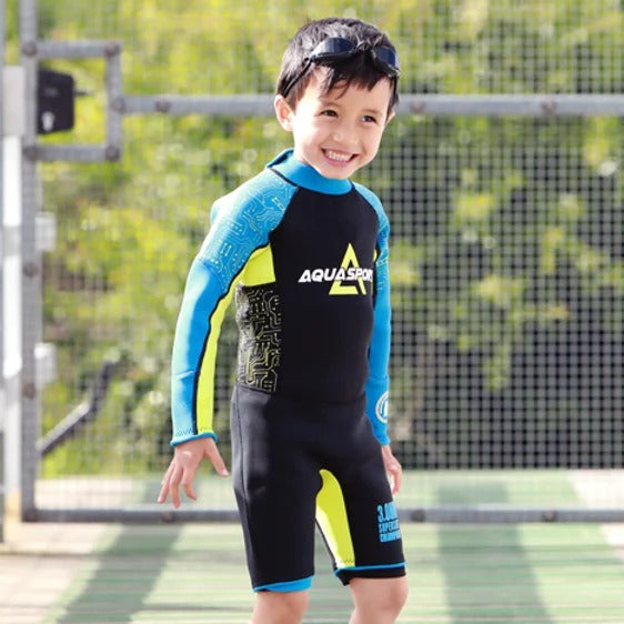 Aquasport 3mm L/S Walrus Skin Rubber Thermal Suit 兒童鯨脂橡膠保暖衣